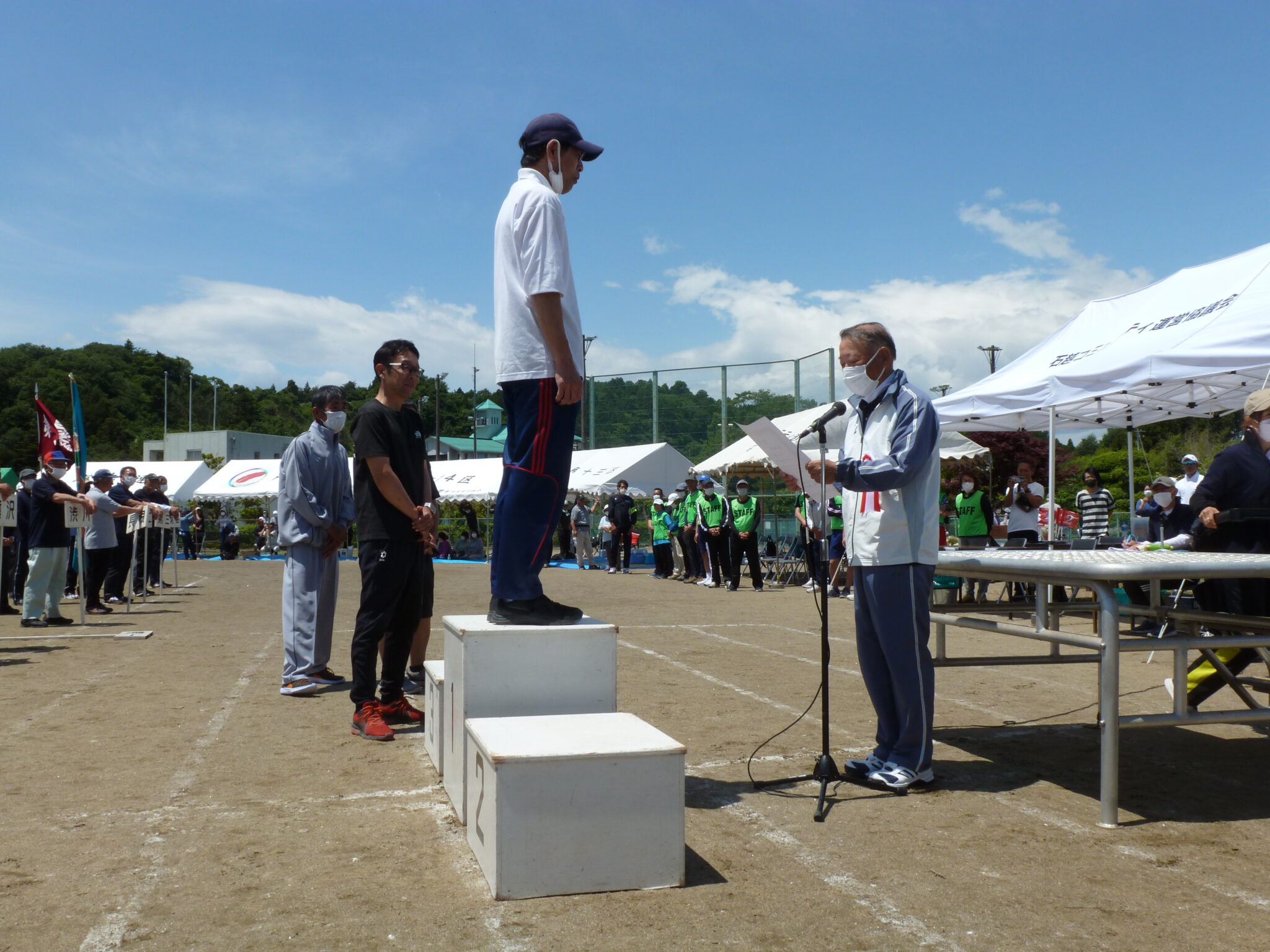 第16回登米市石越地区市民体育祭を4年ぶりに開催しました。 石越公民館